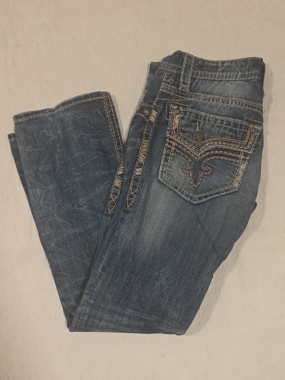Mens Rock Revival, James Straight Jens - Size 32